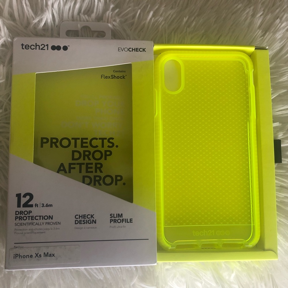 Tech21 Neon Yellow IPhone XS MAX Case